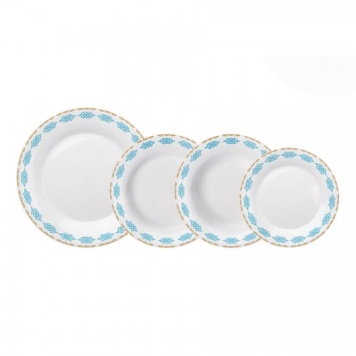 Pratos decorados opaline