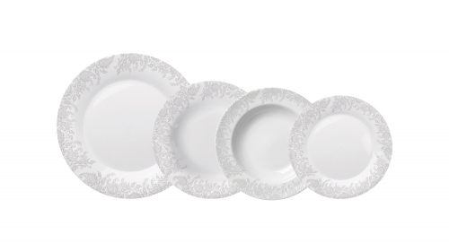 Pratos decorados opaline