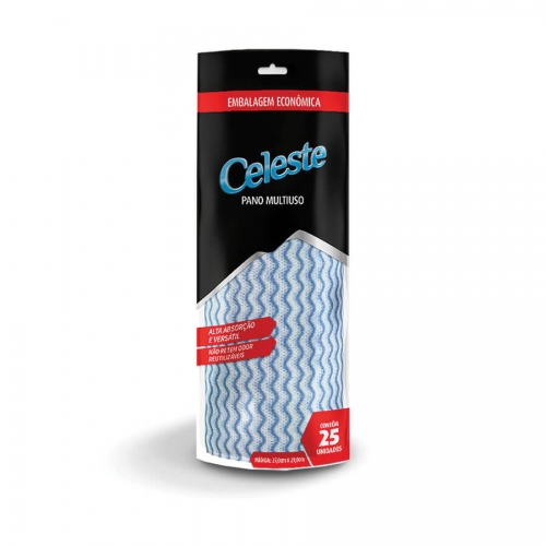 Pano multiuso em bobina 26cm x 7,5m