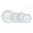 Pratos decorados opaline