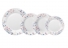 Pratos decorados opaline