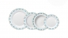 Pratos decorados opaline