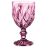 Taça de vidro diamante